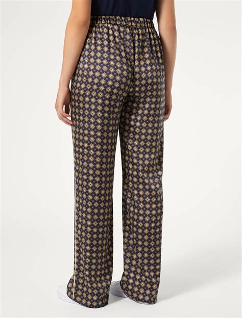 Pantaloncini in twill Check (Blu notte) 